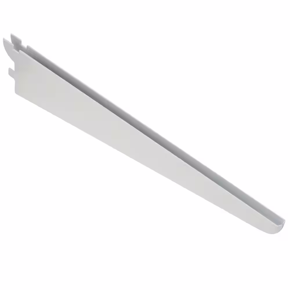 Everbilt 14.5 in. x 2.7 in. White Super Duty Shelf Bracket