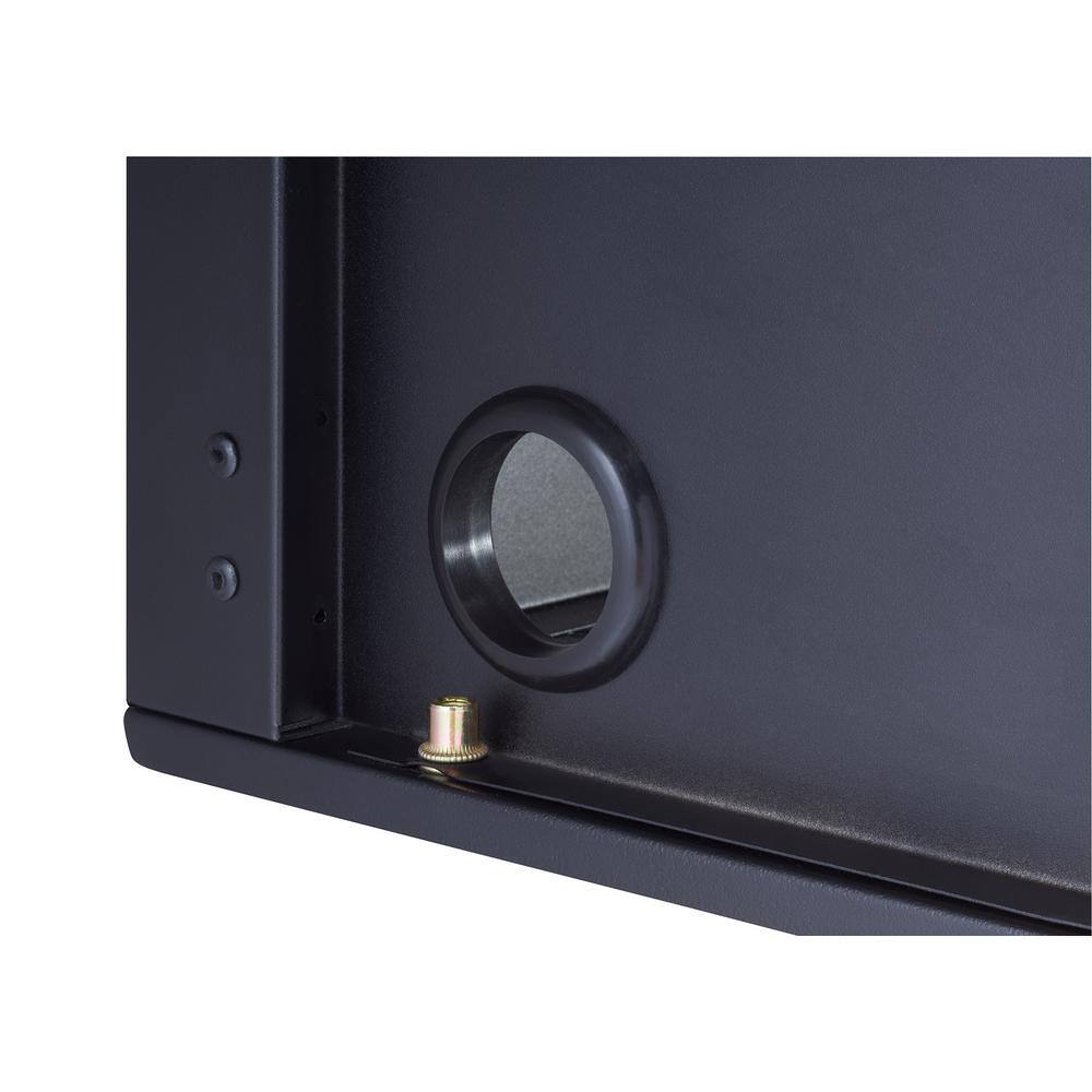 TRINITY 41.3 in. H x 72.2 in. W x 19 in. D Steel Garage Cabinet Set in Black (6-Piece)