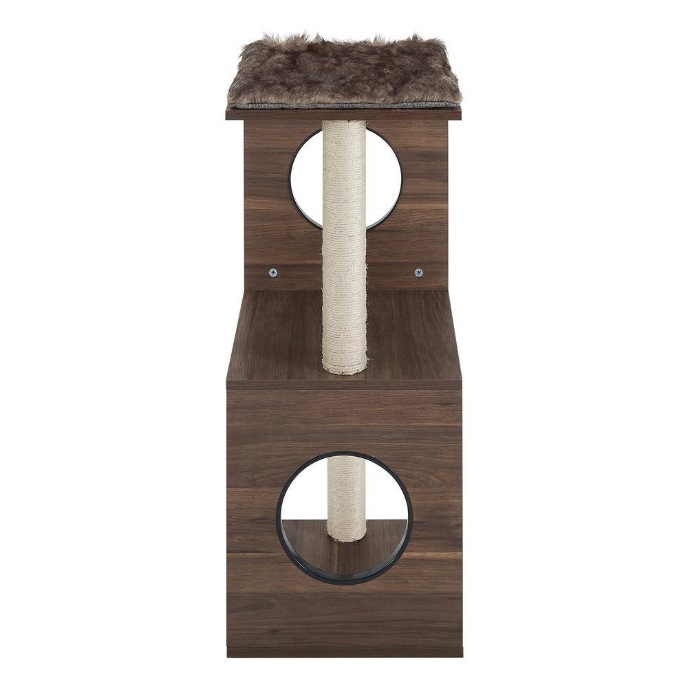 Sam's Pets Sheree 34 in. Dark Brown Cat Tree