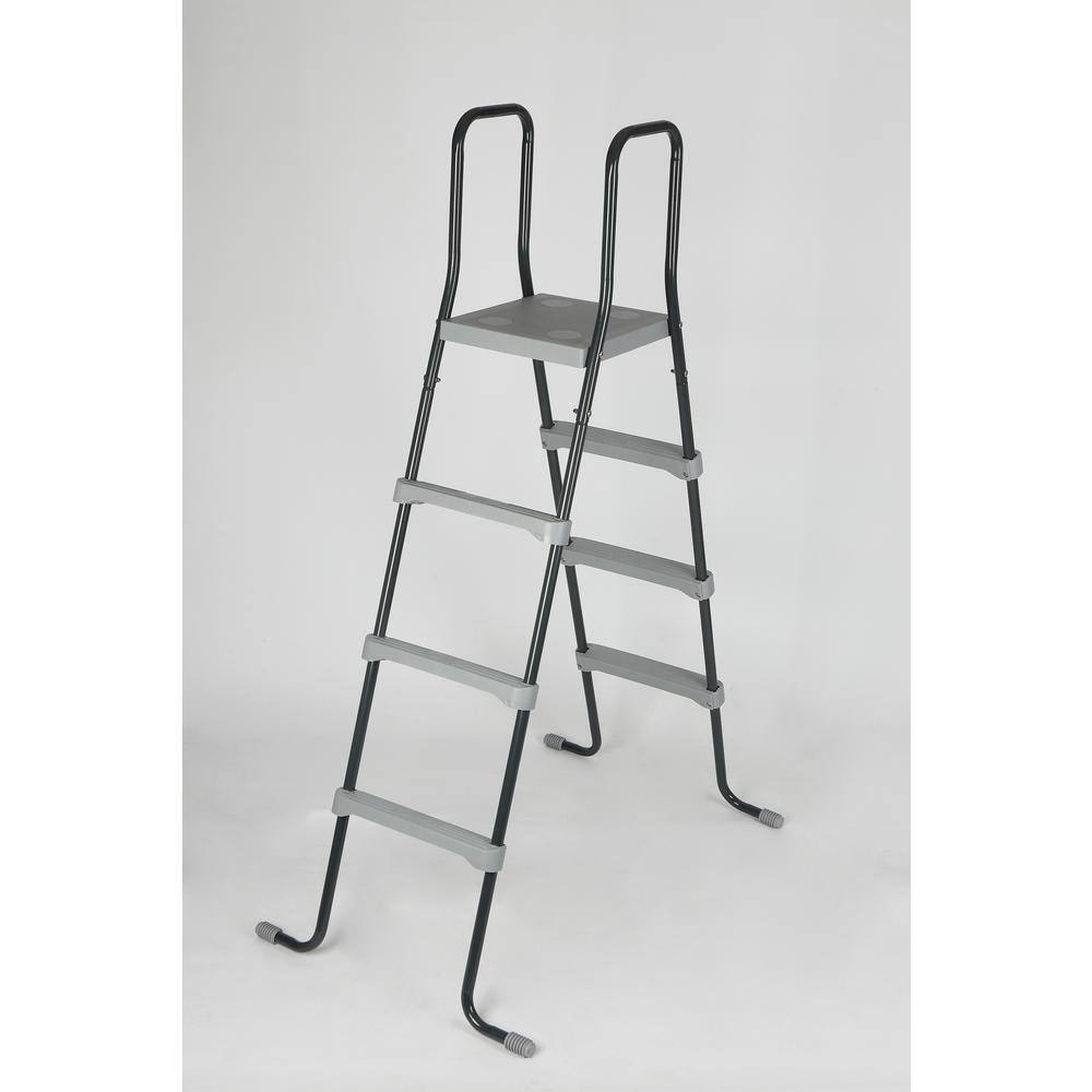 Sunneday Bluebay 15 ft. 48 in. Round Soft-Sided Pool Grey/Grey Tubing