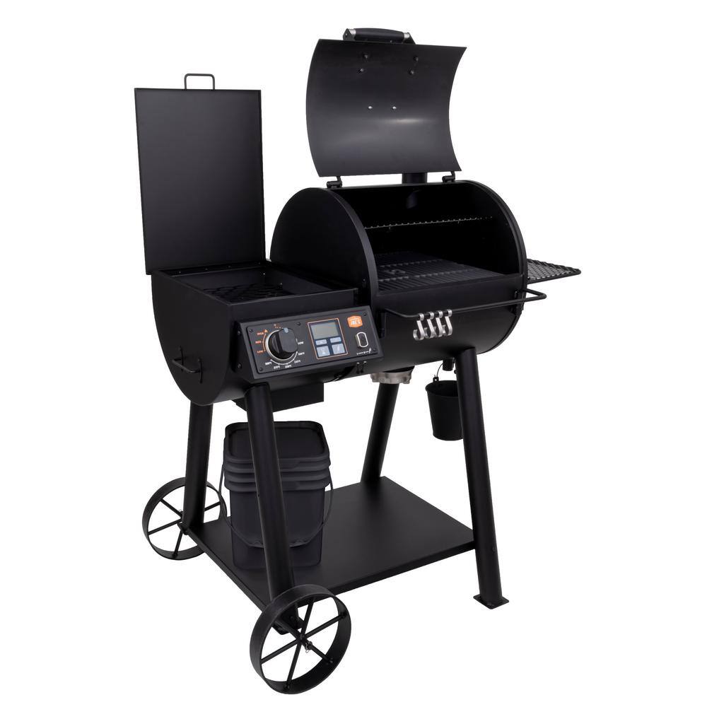 OKLAHOMA JOE'S Rider 600 G2 Pellet Grill in Black with 617 sq. in. Cooking Space