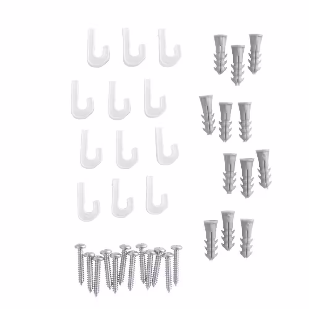 Everbilt Fixed Mount Concrete/Stud Wall Clips (12-Pack)