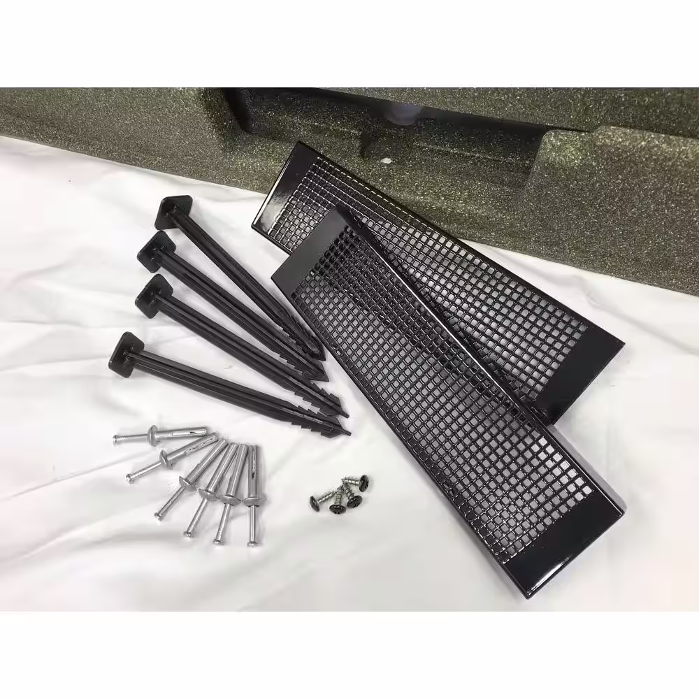 Dekorra 34 in. L x 16 in. W x 26 in. H Medium Long Plastic Two Piece Green Turf Backflow Cover