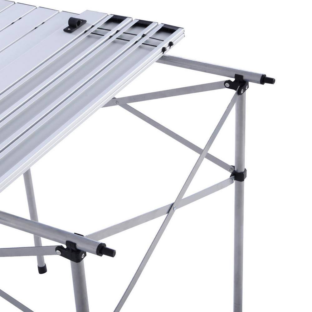 ANGELES HOME Rectangle Aluminum Picnic Table