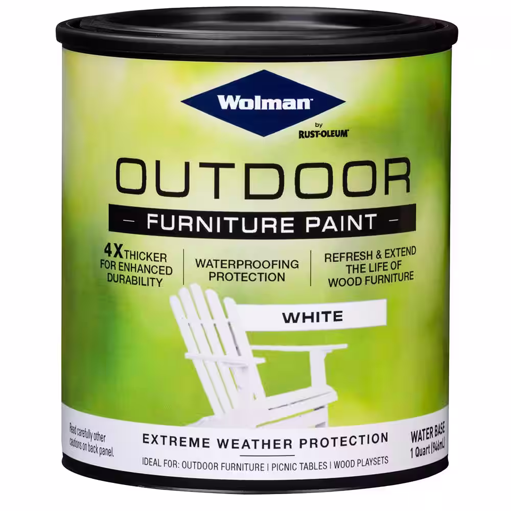 Wolman 1 qt. White Outdoor Furniture Exterior Paint (2-Pack)