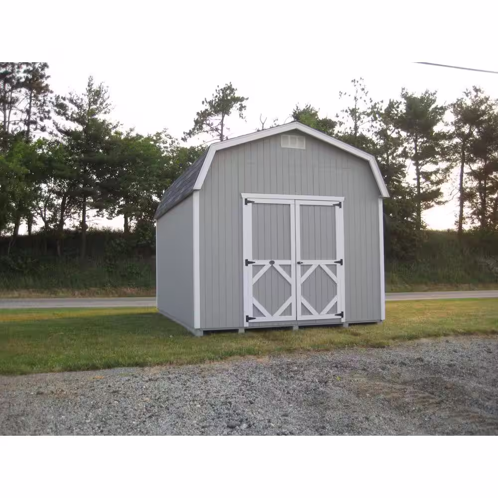 LITTLE COTTAGE CO. Classic Gambrel 12 ft. W x 12 ft. D Wood Shed Precut Kit with 6 ft. Sidewalls without Floor (144 sq. ft.)