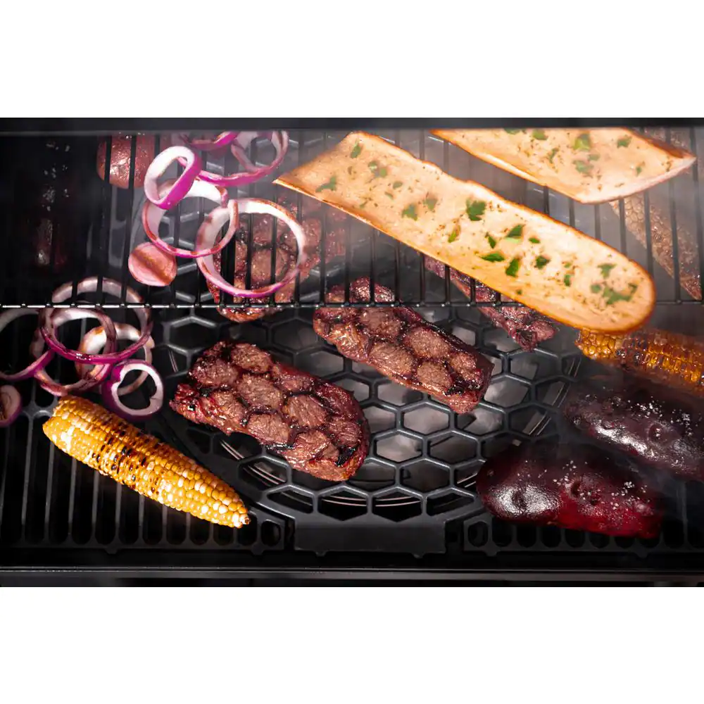 OKLAHOMA JOE'S Rider 1200 DLX Pellet Grill and Smoker in Black with 1,234 sq. in. Cooking Space