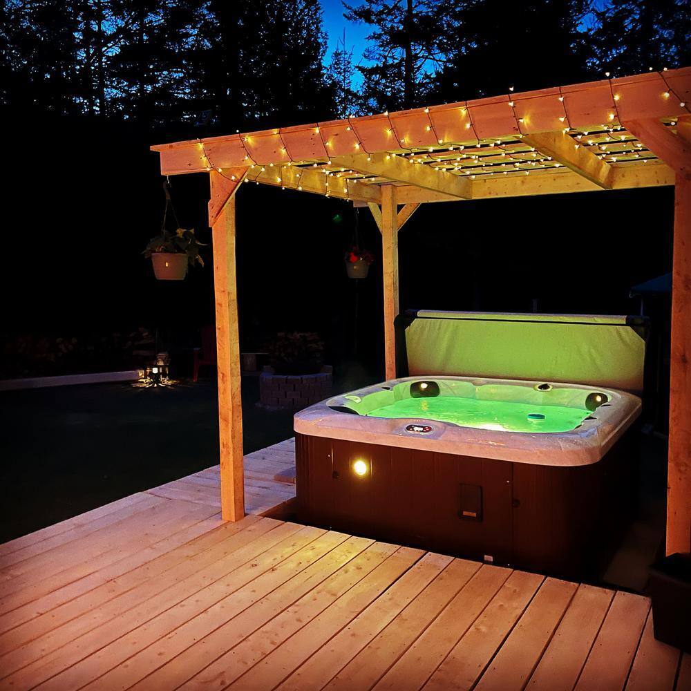 Canadian Spa Company Cambridge 6-Person 34-Jet Hot Tub with LED Lighting and Bluetooth Audio