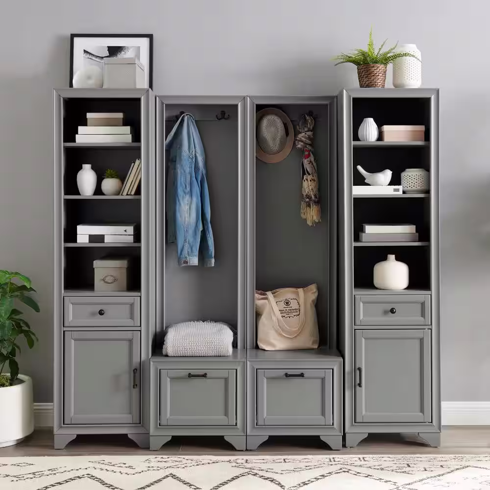 CROSLEY FURNITURE Tara Gray 4-Piece Entryway Set