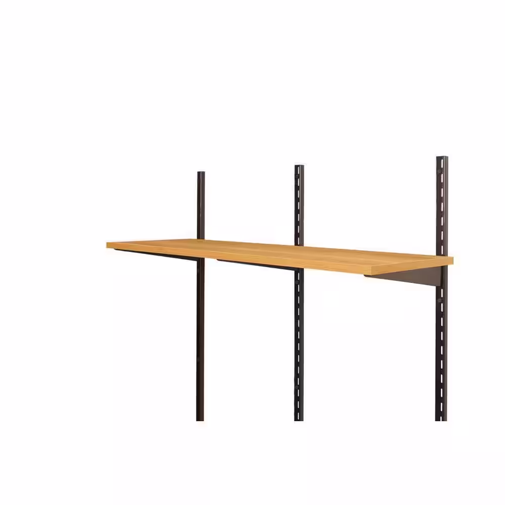 Rubbermaid Golden Oak Adjustable Wood Shelf 10 D x 24 L