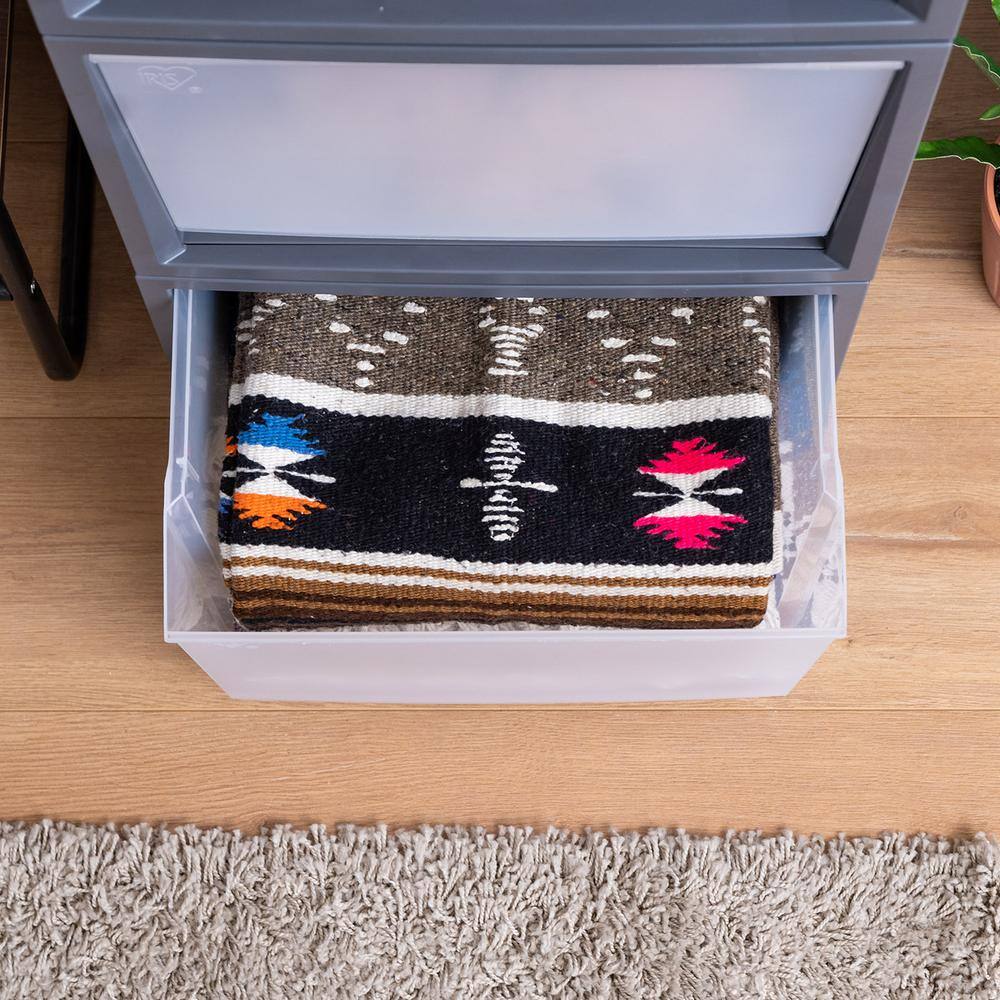 IRIS 10-qt Black Deep Box Chest Drawer, Single drawer, 15.75 in. W x 11.75 in. H