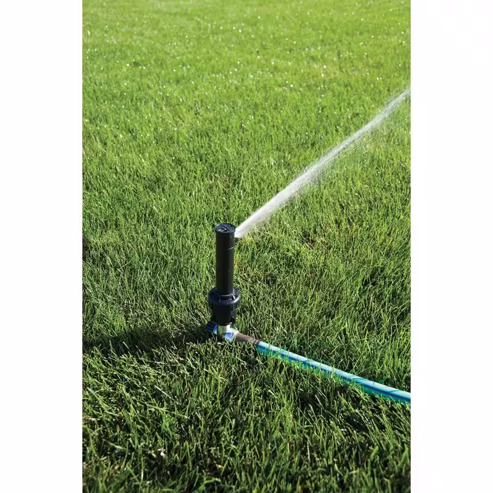 Rain Bird Gear Drive Rotary Sprinkler on Spike with Rain Curtain Technology