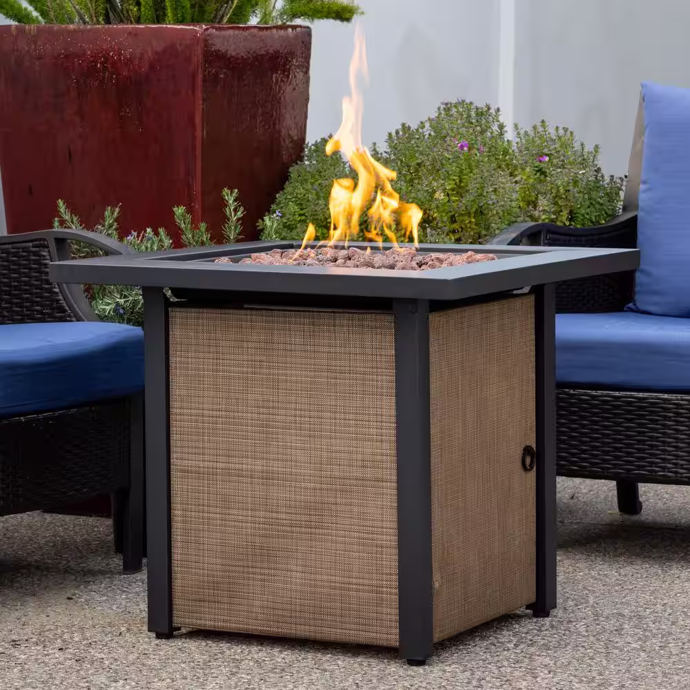 Bond Woodleaf 28 in. Gas Fire Table