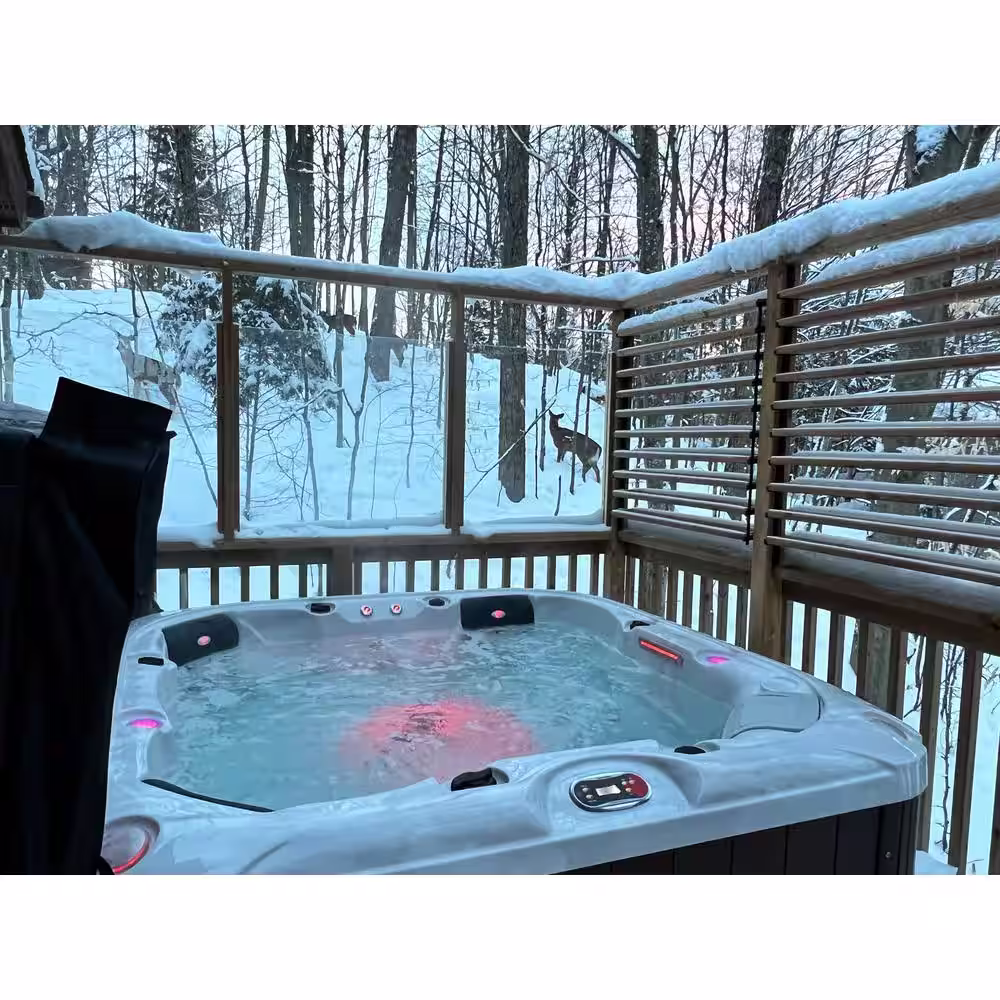 Canadian Spa Company Cambridge 6-Person 34-Jet Hot Tub with LED Lighting and Bluetooth Audio