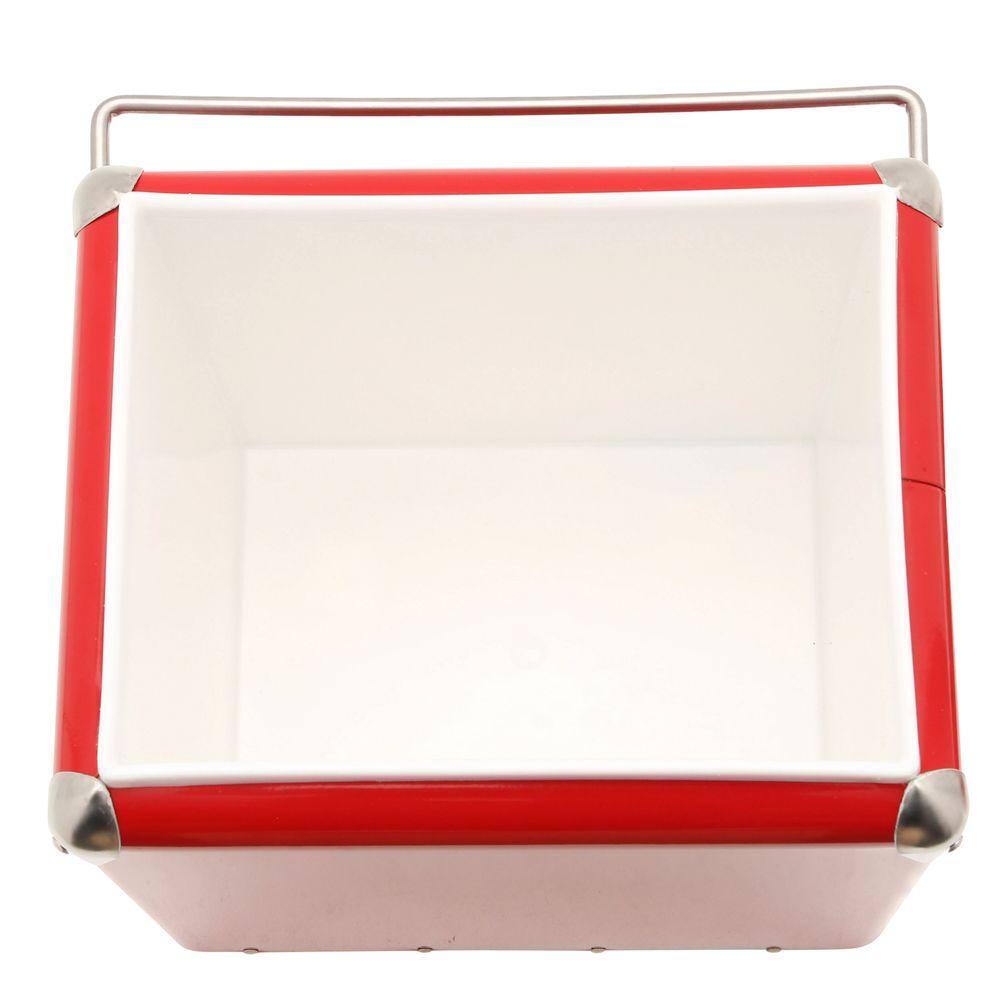 AmeriHome 12 qt. Old Fashioned Metal Picnic Cooler