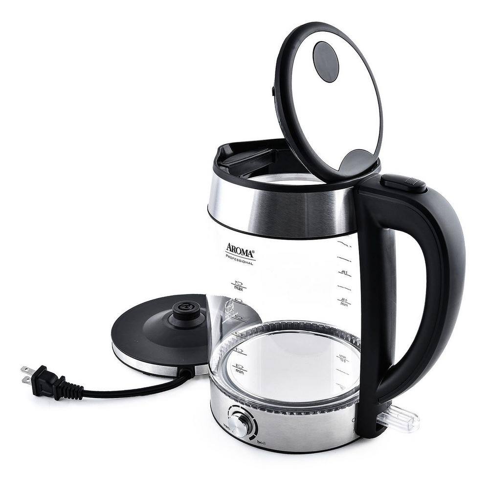 AROMA 7-Cup Stainless Steel Electric Kettle