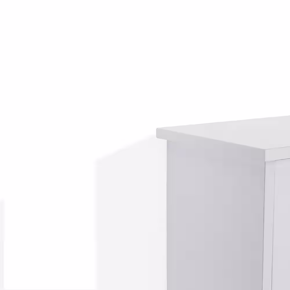 DANYA B Accordion White Extendable Drying Rack with Cabinet