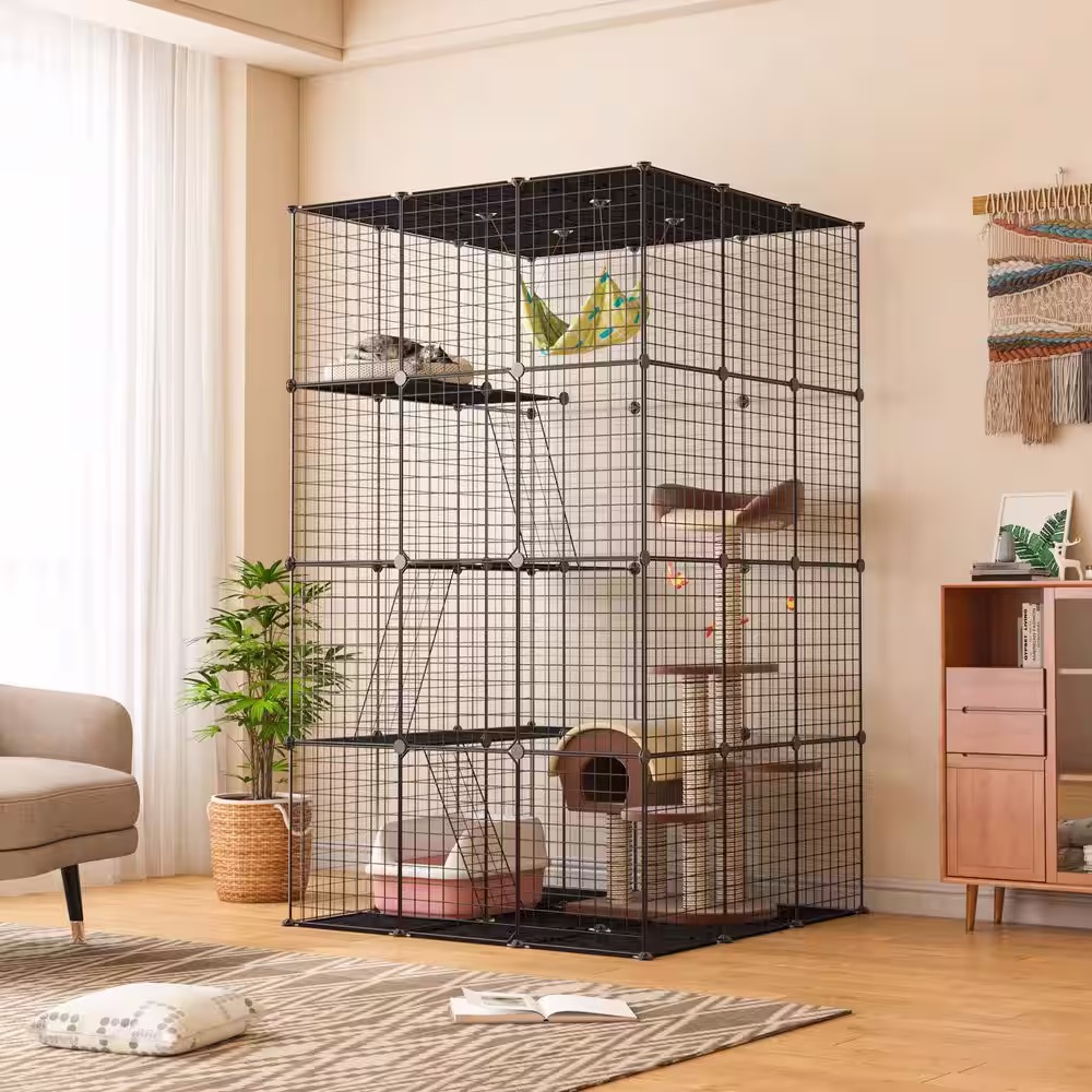 COZIWOW Cat Cage Playpen for 1-3 Cats, DIY