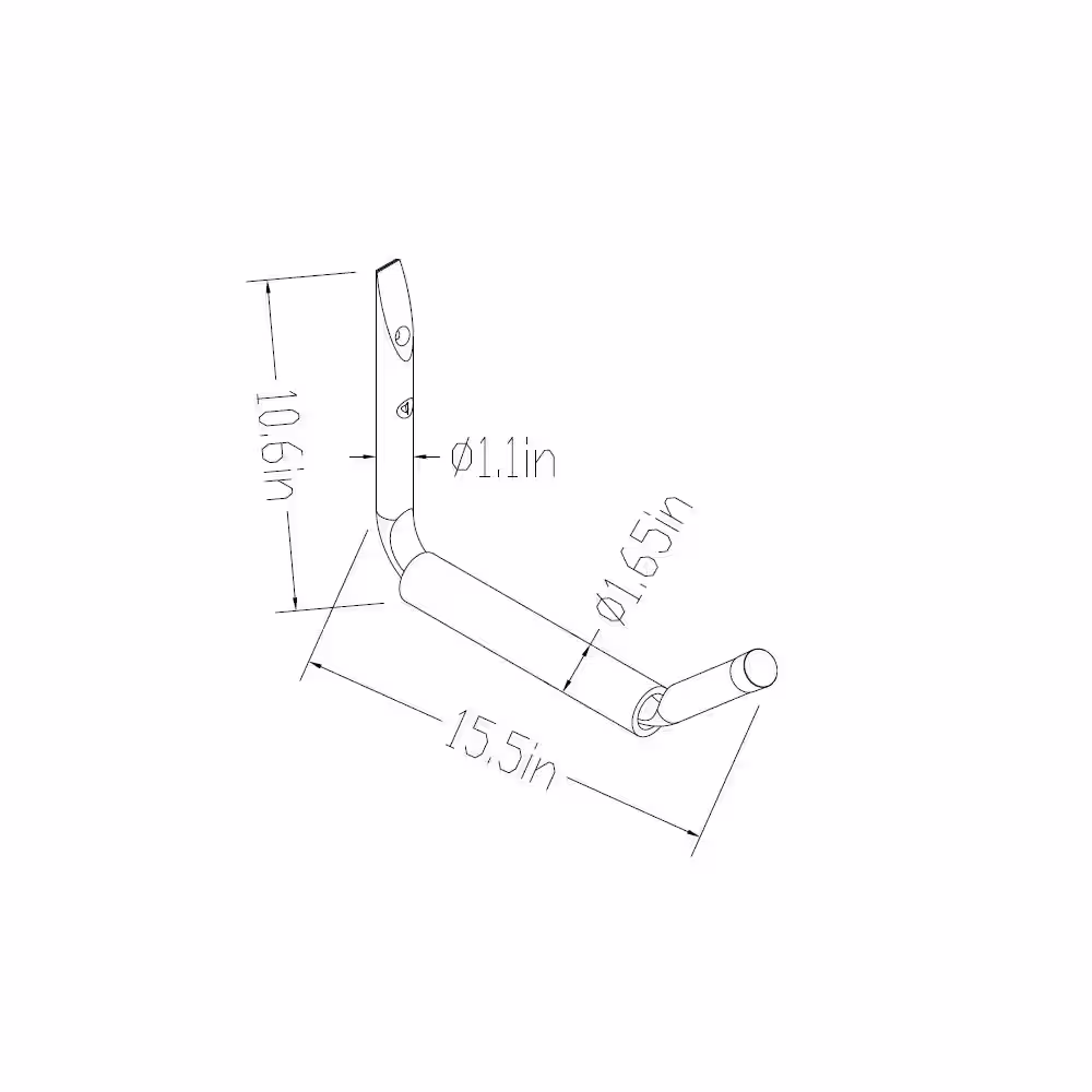 Everbilt Heavy-Duty Steel-Padded Wall-Mounted Arm Hangers (4-Pack)
