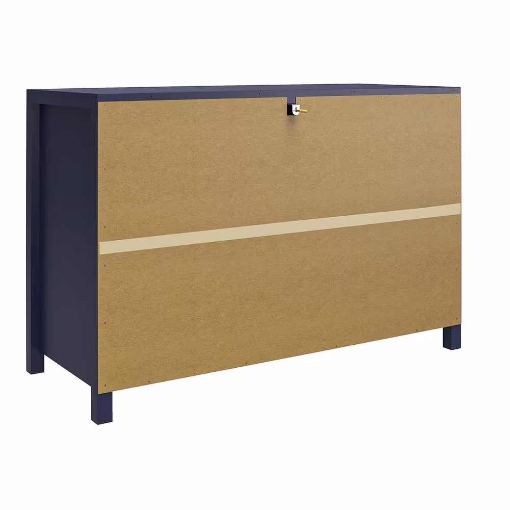 Little Seeds Monarch Hill Haven 6-Drawer Navy Dresser (31.41 in. H x 47.32 in. W x 19.8 in. D)