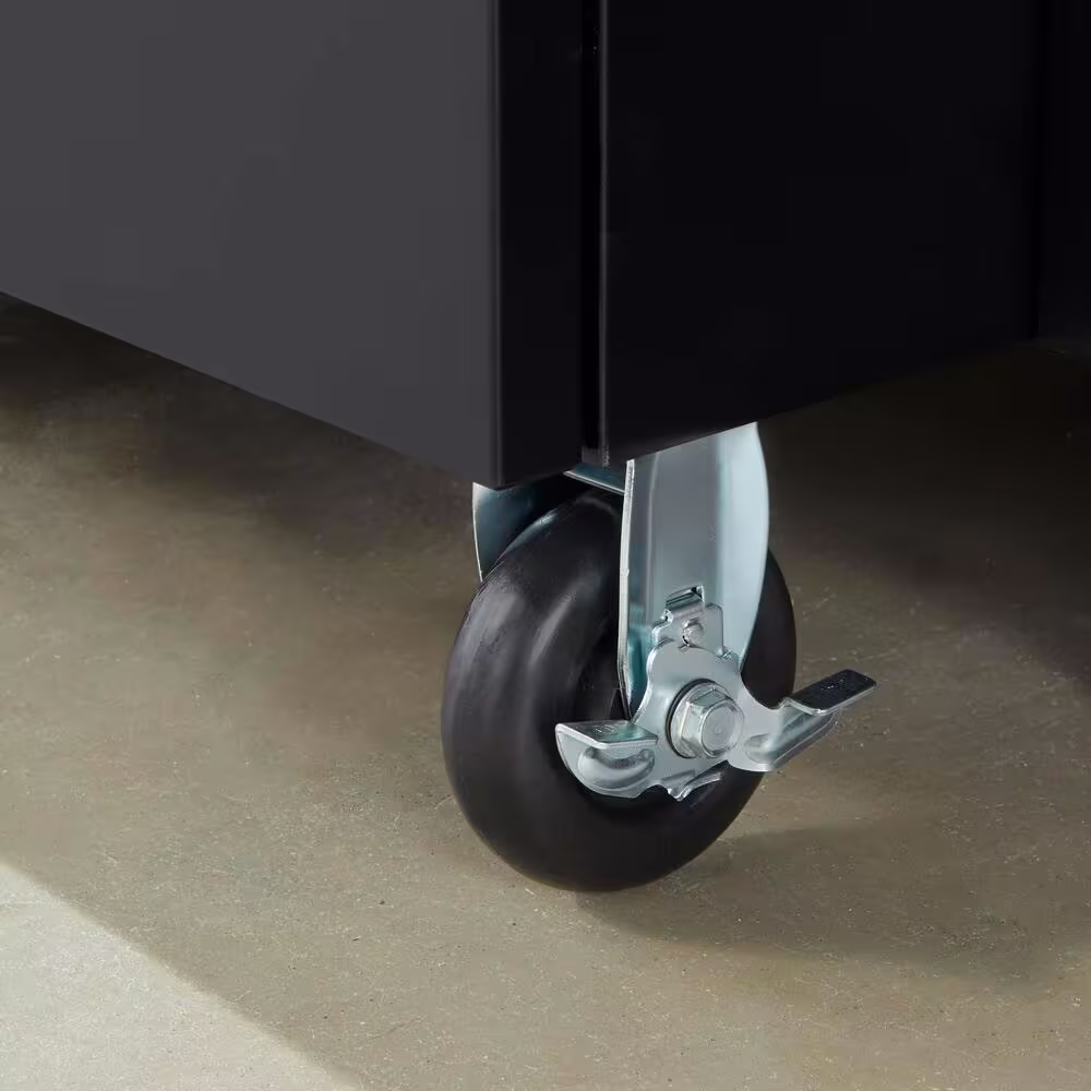 Husky 4 in. Caster Kit for Regular Duty Steel Garage Base Cabinets