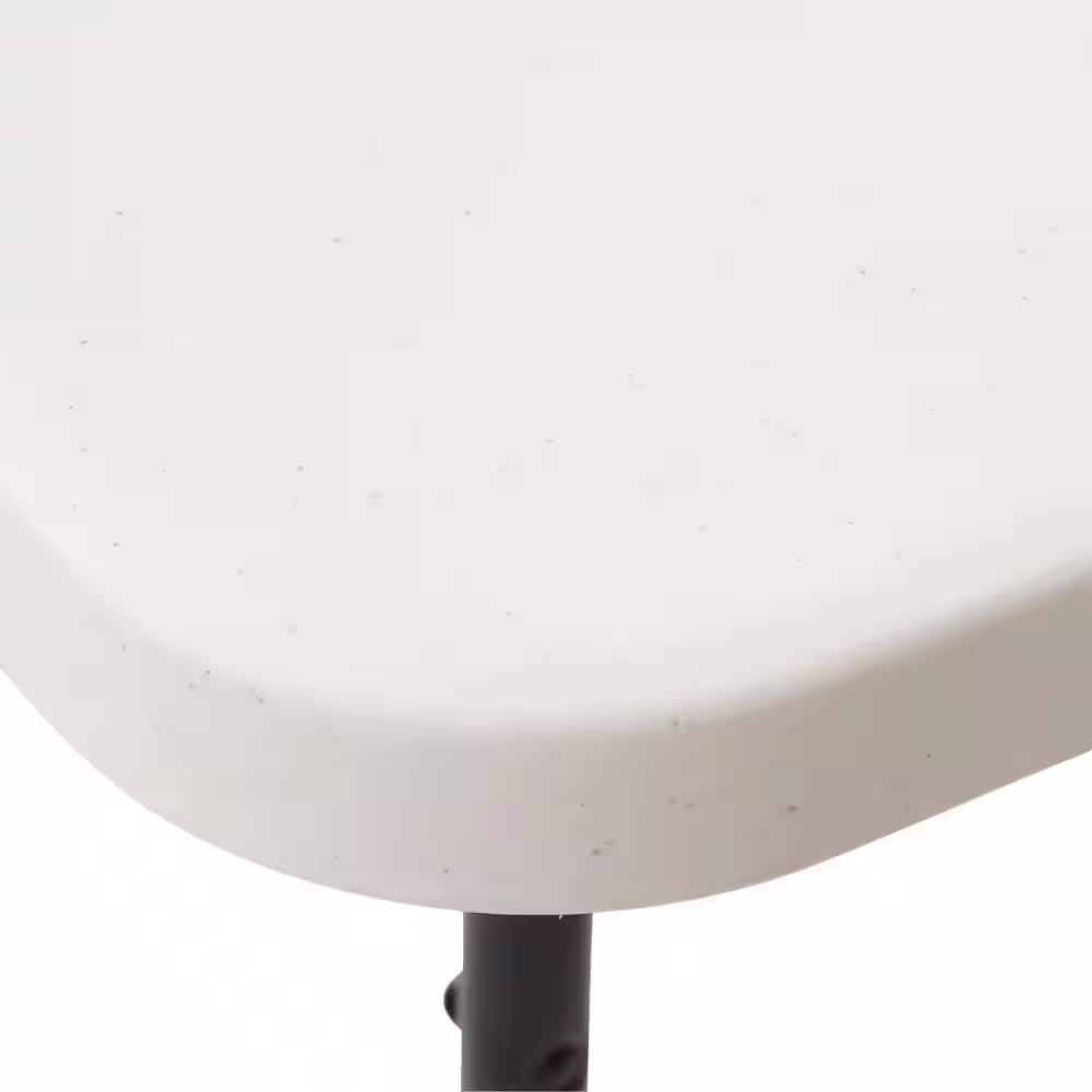 Cosco 72 in. White Speckle Plastic Fold-in-Half Folding Banquet Table