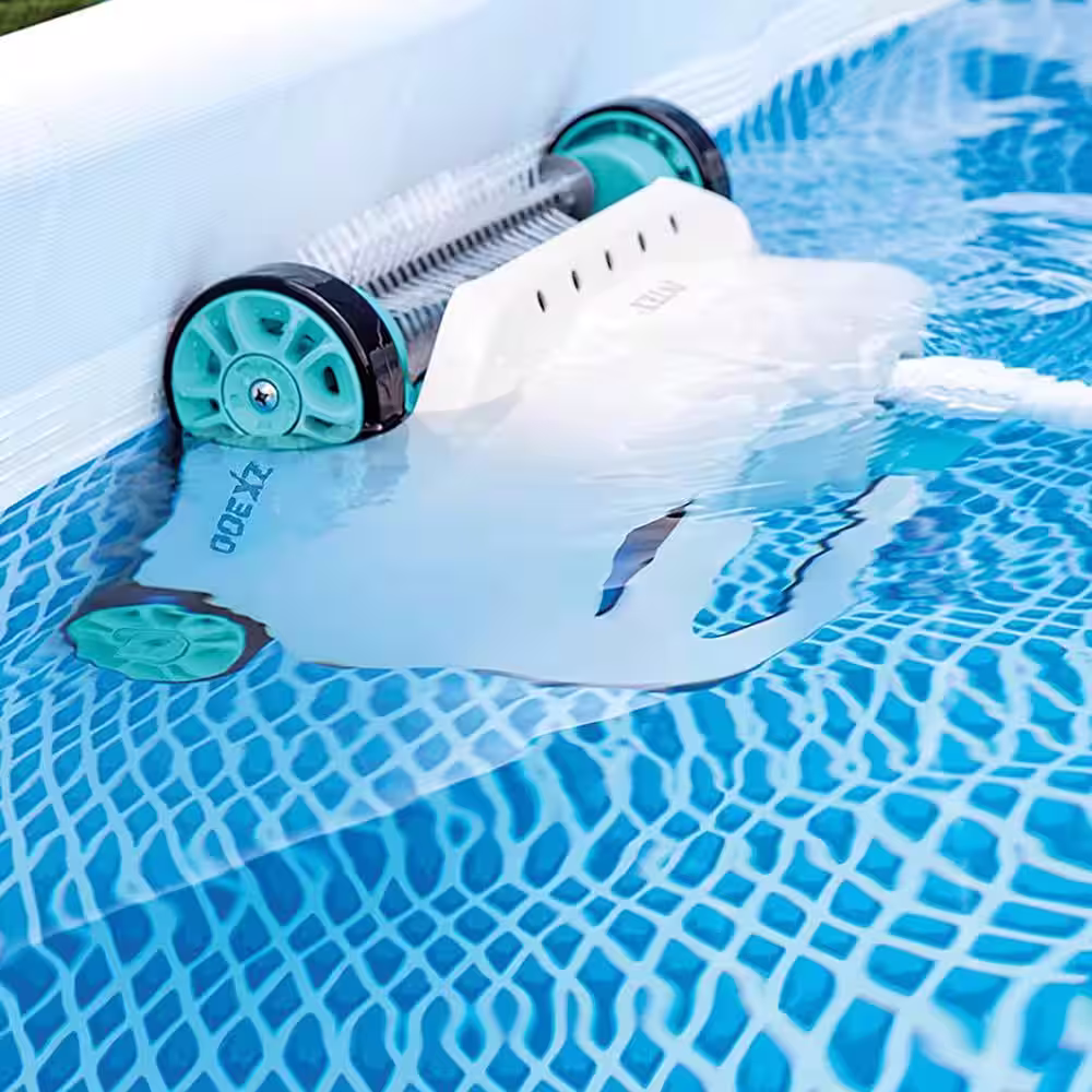 Intex 16 ft. x 48 in. Clearview Prism Above Ground Swimming Pool with Pump