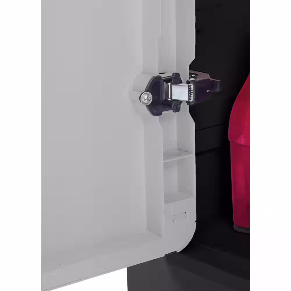 MQ ECO 110.2 in. W x 72 in. H x 18.1 in. D 2-Medium and 2-Large 14 Shelves Freestanding Cabinets in Black and Gray