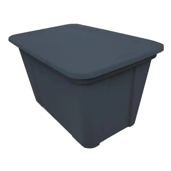 HDX 30 Gal. Storage Tote in Ink