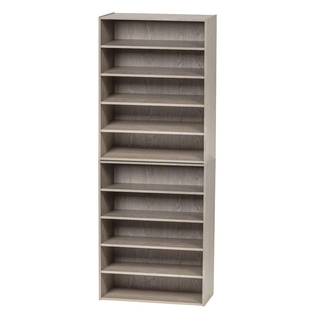 IRIS 5-Tier Wood Multi-Purpose Organizer Shelf (11.63 in. W x 31.51 in. H x 23.14 in. D)