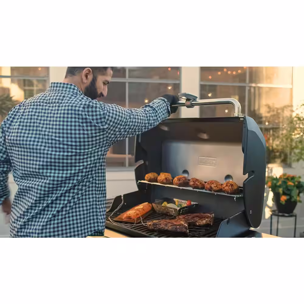 Weber Genesis II SX-335 3 Burner Natural Gas Smart Grill in Stainless Steel