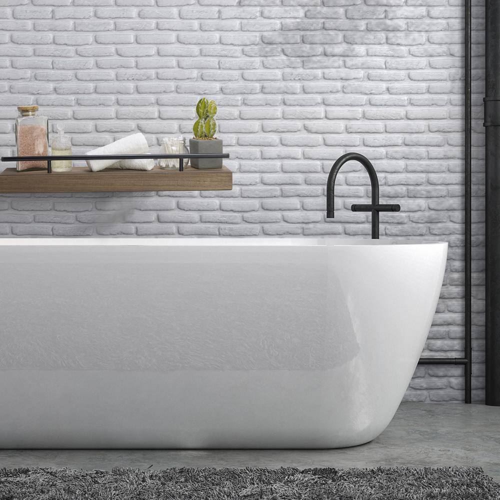 Melannco 3.5 in. W x 24 in. L Natural MDF Shelf with Metal Railing, 24 in.