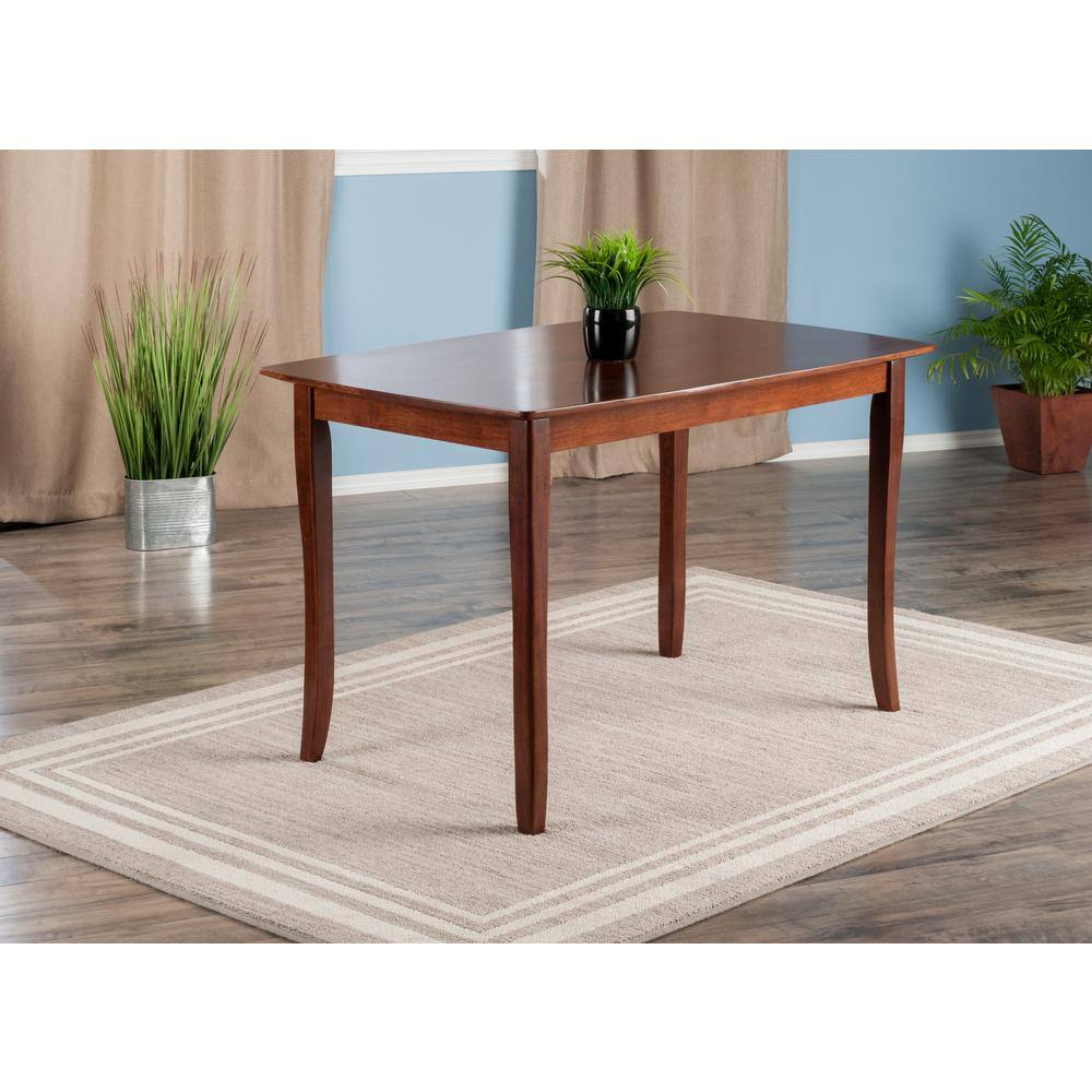 WINSOME WOOD Inglewood Walnut Dining Table