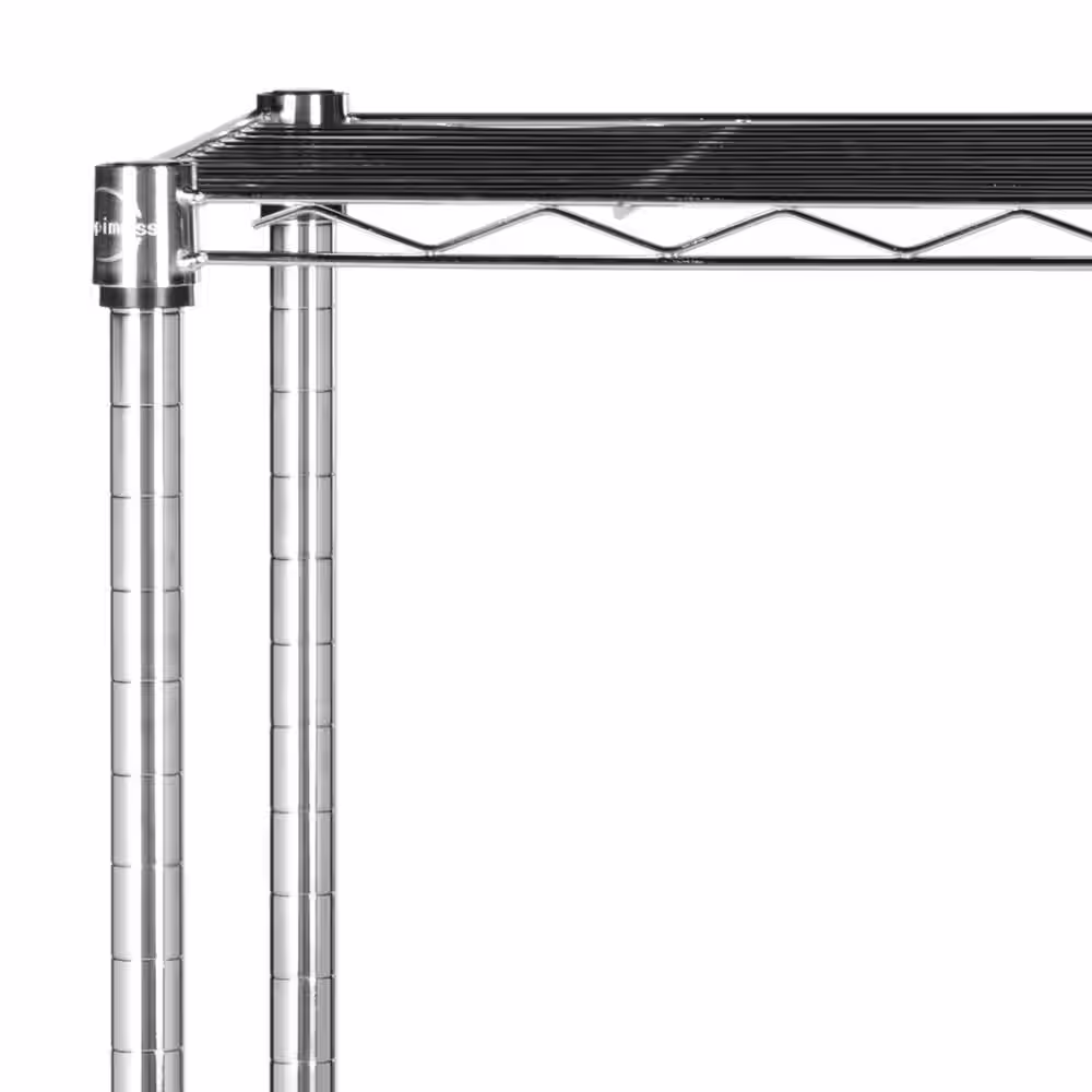 SAFAVIEH Bravo 53 in. 4-Tier Chrome Wire Rack