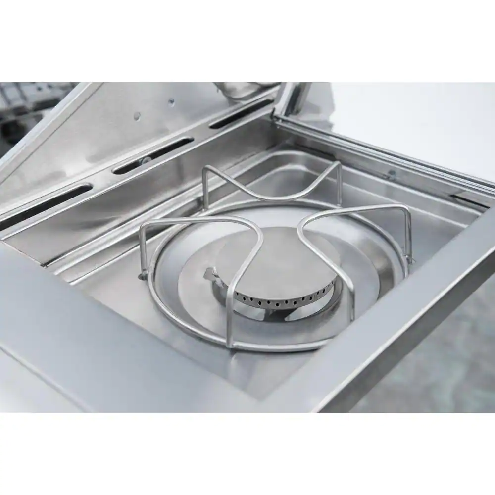 Nexgrill 4-Burner Propane Gas Grill in Red with Side Burner