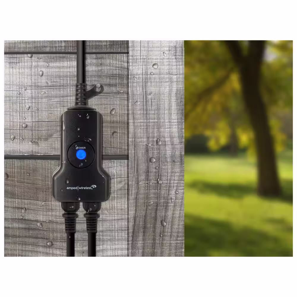 Amped Wireless Outdoor Smart Plug with 2 AC Ports