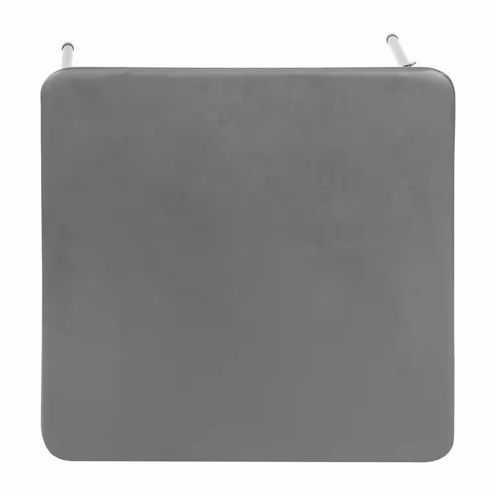 Carnegy Avenue 5 Pc Gray Kids Game and Folding Table and Chair Set