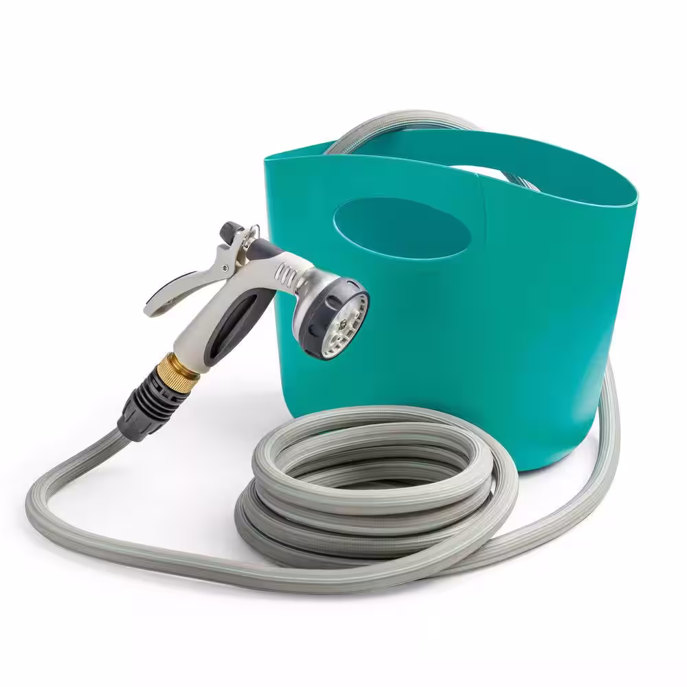 None 1/2 in. Dia x 50 ft. Self Expandable Hose Kit Aquago in Blue