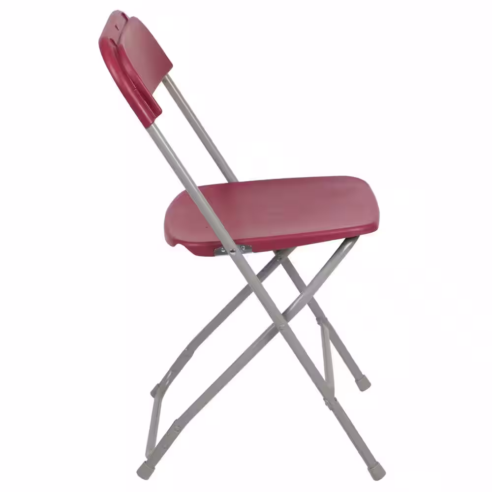 Carnegy Avenue Red Metal Folding Chair (Set of 10)