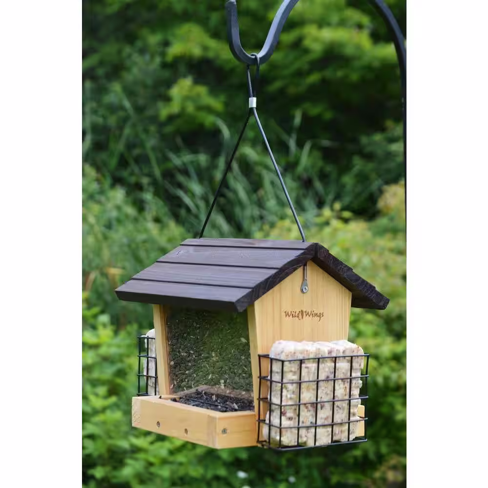Nature's Way Bird Products 3 Qt. Cedar Hopper with Suet