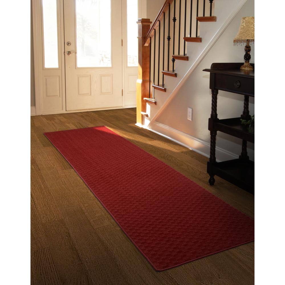 Garland Rug Medallion Chili Pepper Red 2 ft. x 8 ft. Runner Rug