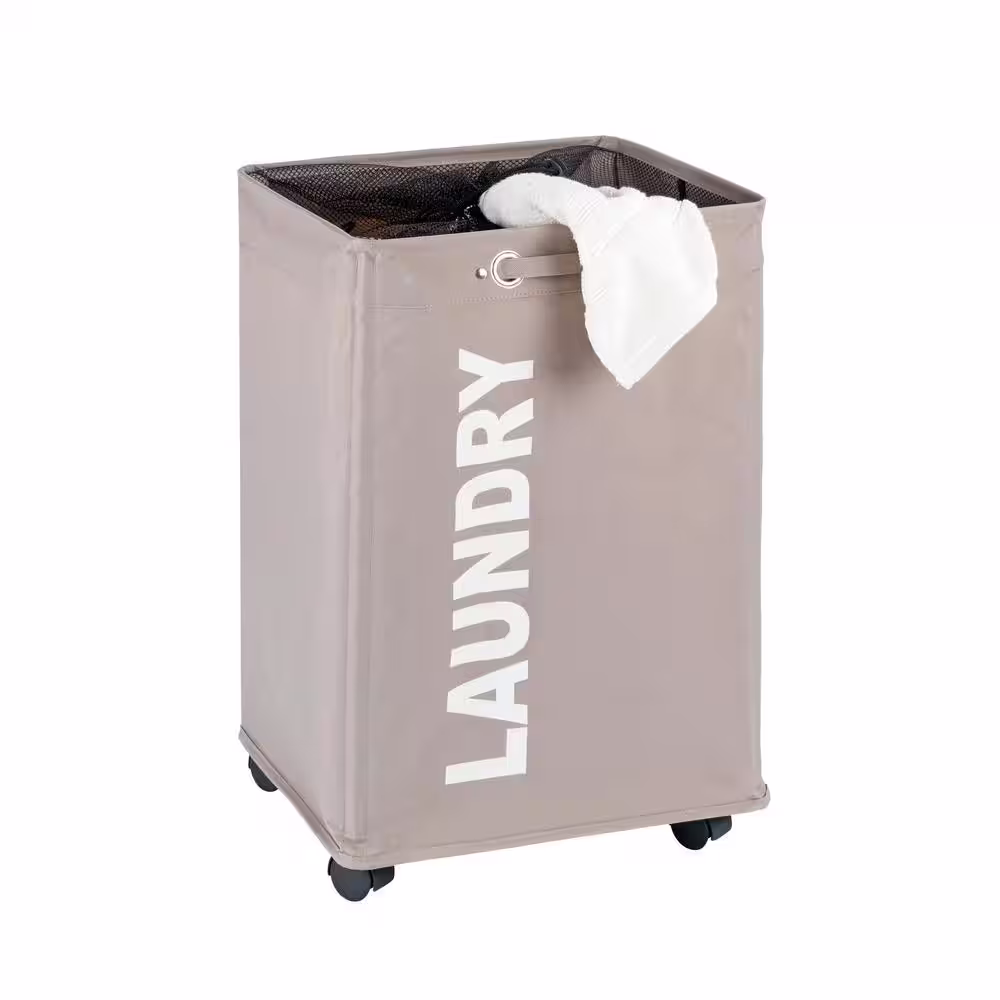 Wenko Quadro Gray Laundry Bin