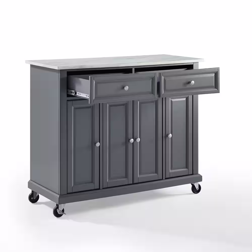 CROSLEY FURNITURE Avery Gray Kitchen Cart