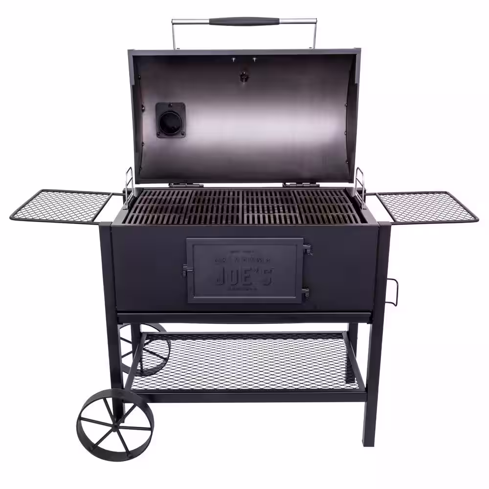 OKLAHOMA JOE'S Judge Charcoal Smoker Grill in Black with 540 sq. in. Cooking Space