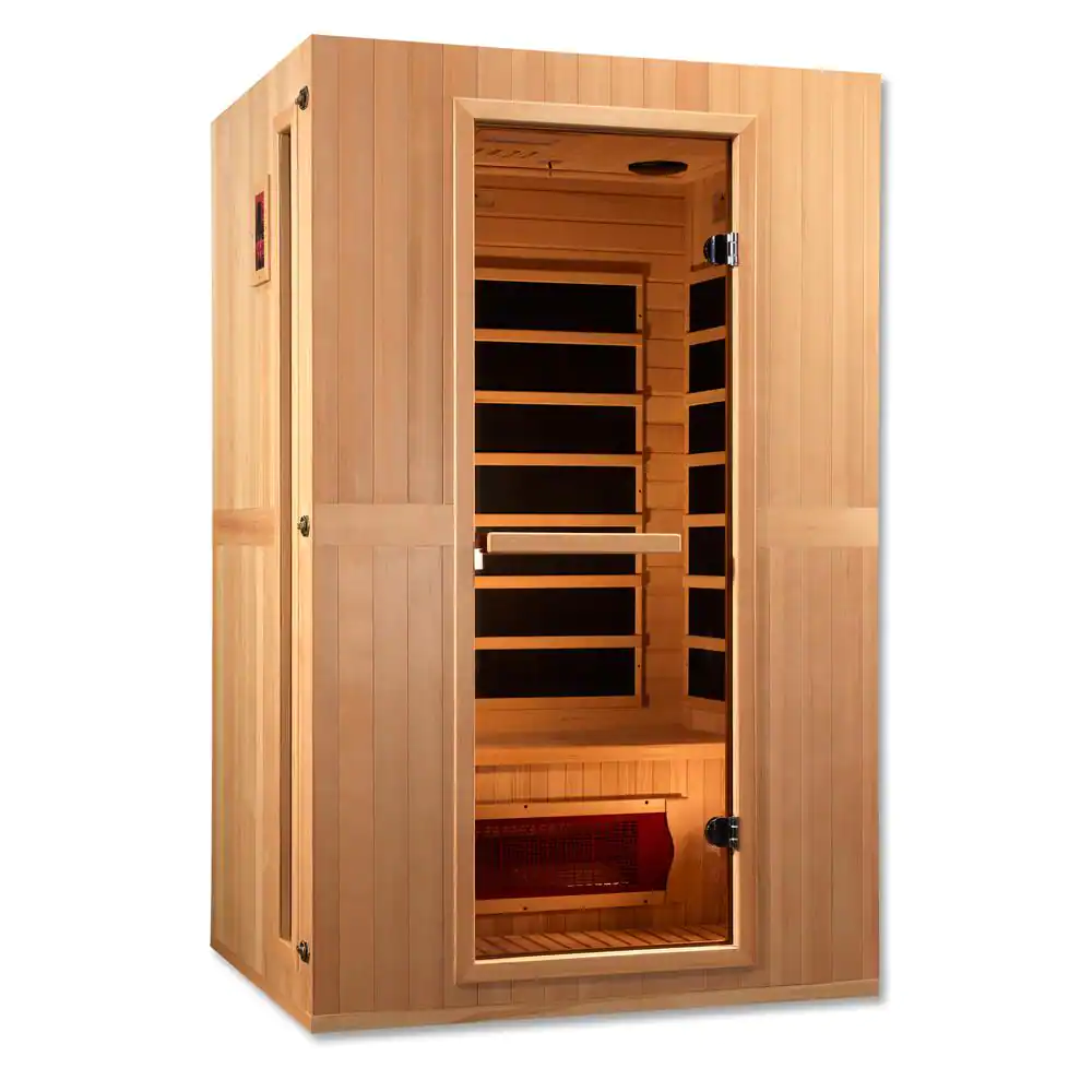 Maxxus Infracolor 2-Person Upgraded Far Infrared Sauna with 6 Dual Tech Heaters