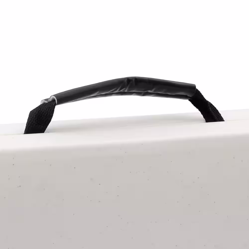 Cosco 72 in. White Speckle Plastic Fold-in-Half Folding Banquet Table