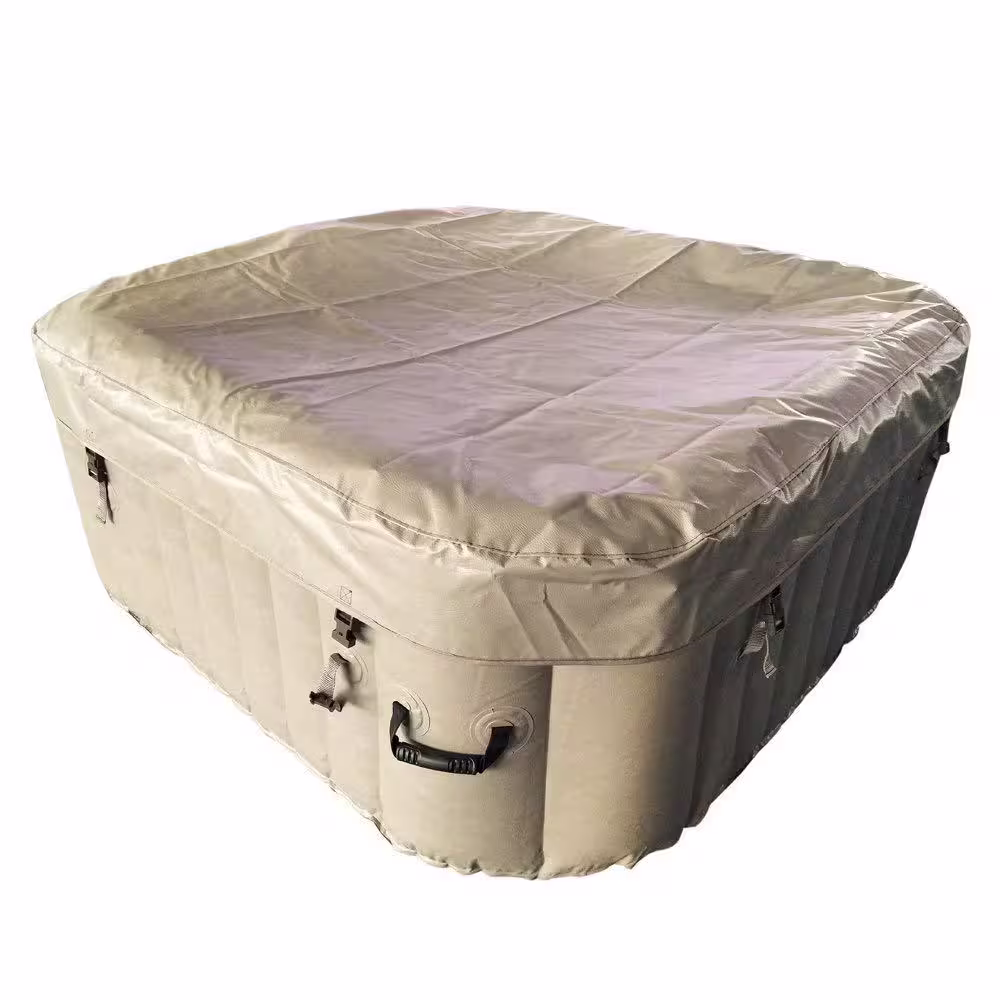 ALEKO 4-Person 130-Jet Inflatable Hot Tub