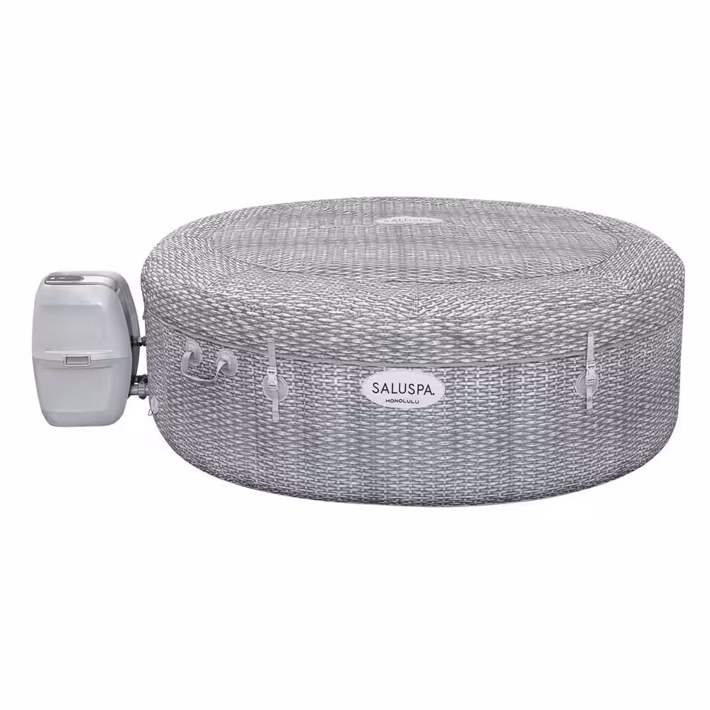 Bestway SaluSpa AirJet Honolulu 6-Person Hot Tub and 2-PureSpa Cup Holder Trays
