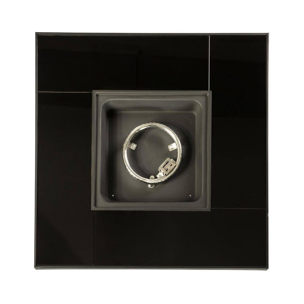 Teamson Home 30 in. Rattan Base Tempered Glass Top Propane Firepit with Lava Rock, Metal Lid and Regulator