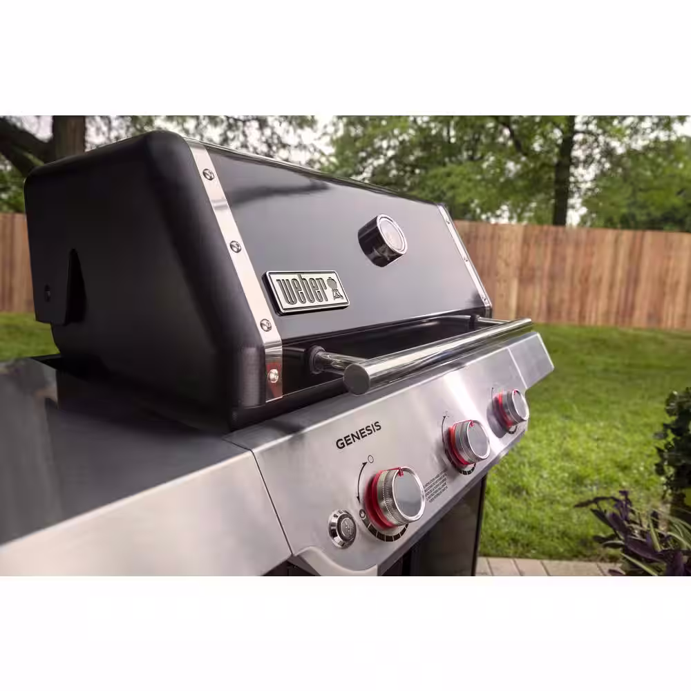 Weber Genesis E-315 3-Burner Liquid Propane Gas Grill in Black